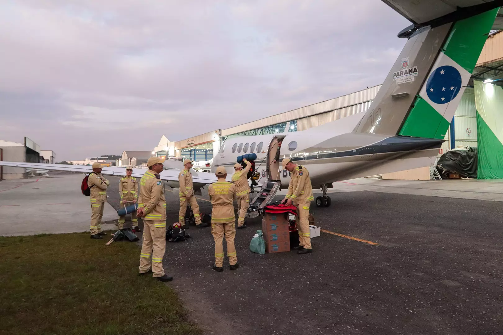 Integração de forças: Corpo de Bombeiros do Paraná manda nova equipe para o Pantanal